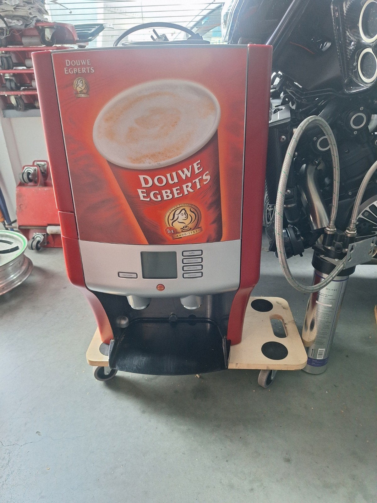 Douwe Egberts Cafitesse 61 koffiemachine met wateraansl, Witgoed en Apparatuur, Ophalen, Gebruikt, Overige typen, 10 kopjes of meer