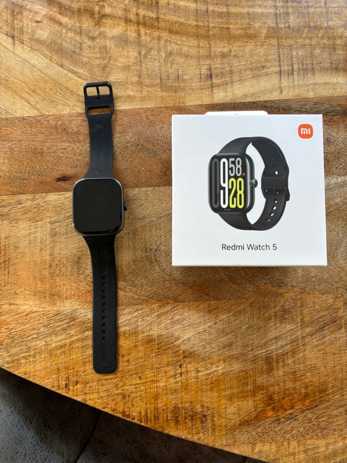 Xiaomi Redmi Watch 5   Z.G.A.N, Sieraden, Tassen en Uiterlijk, Smartwatches, Ophalen of Verzenden, Zo goed als nieuw, Zwart, Android