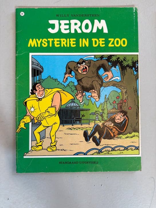 Jeroom stripboeken - Mysterie in de Zoo, De Dolle Machines,, Meerdere stripboeken, Verzenden, Gelezen