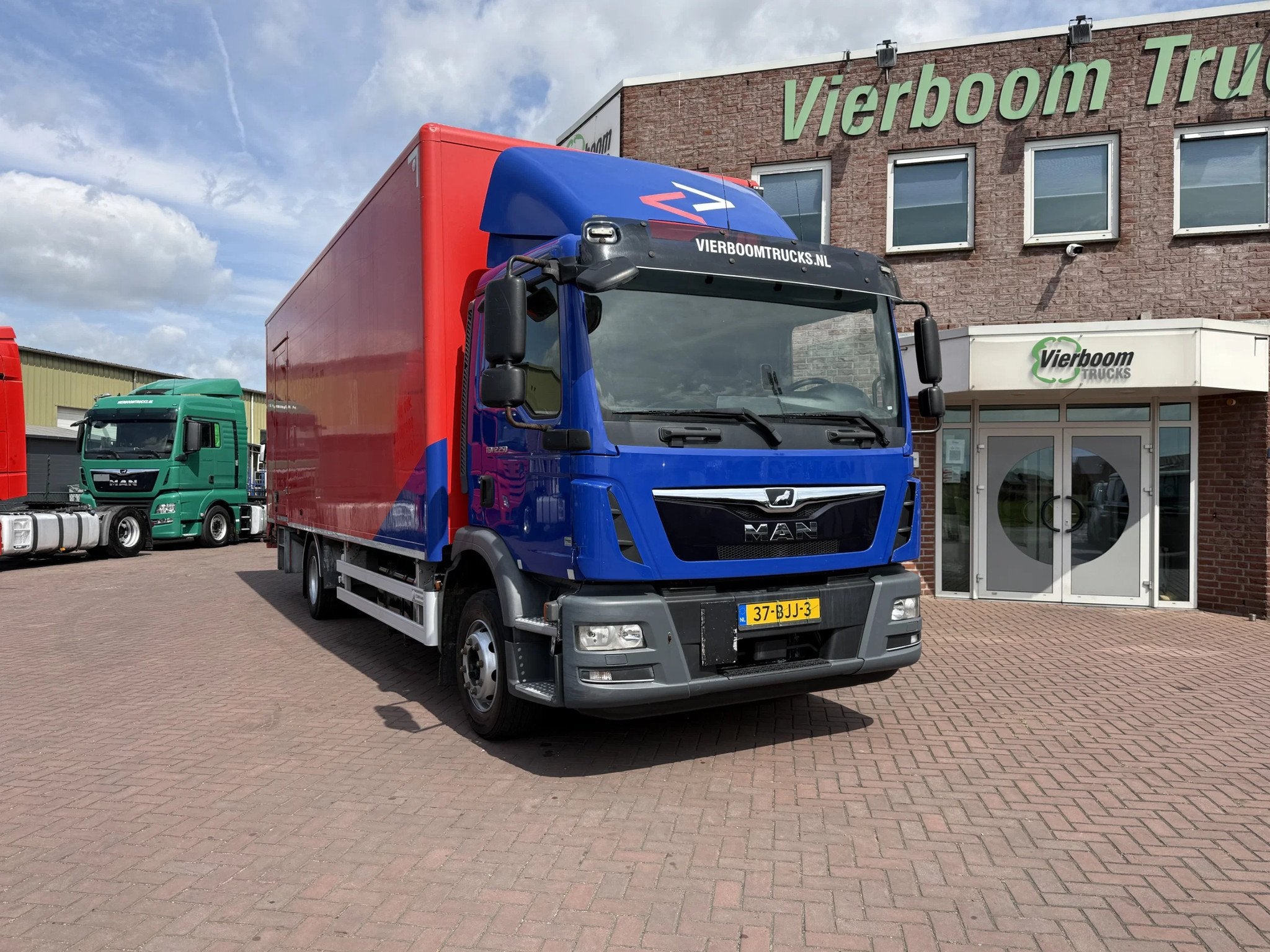 MAN TGM TGM 12.250 4X2 BL bakwagen met 2 Tons klep, Automaat, Achterwielaandrijving, Euro 6, MAN