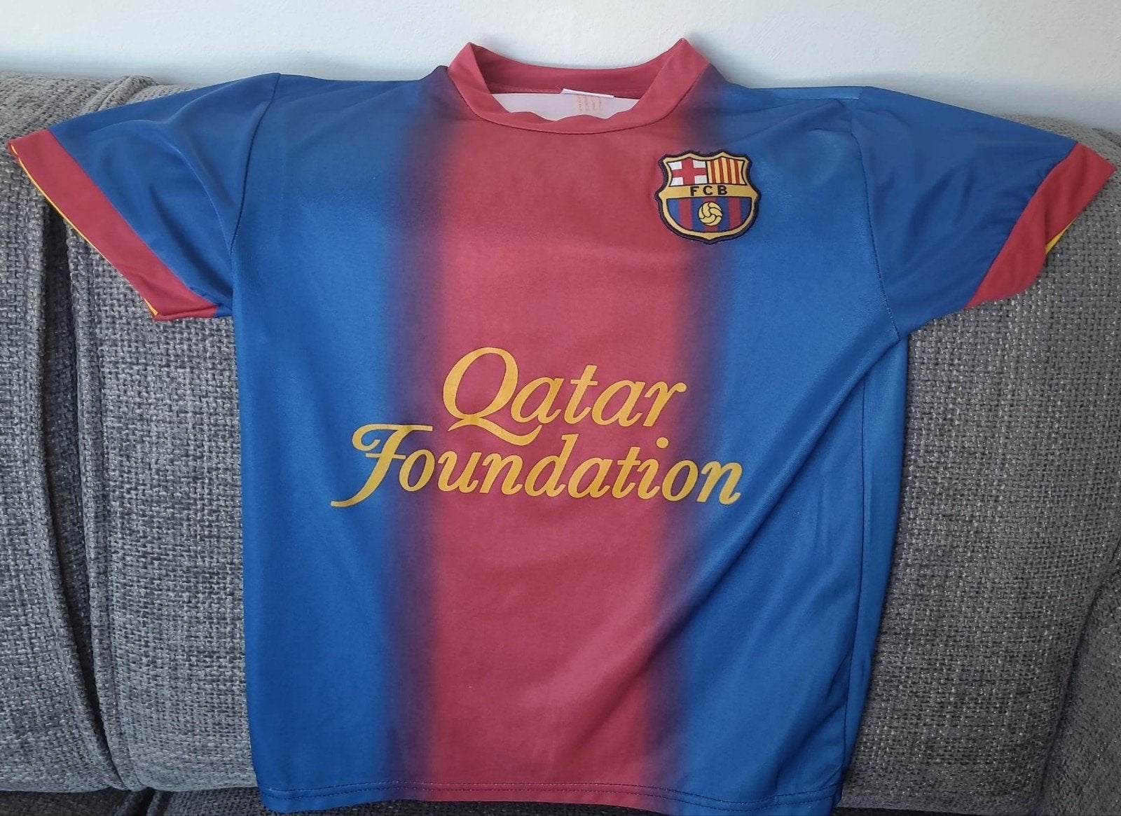 Messi shirt fc barcelona maat 176 mes que un club, Ophalen of Verzenden, Zo goed als nieuw, Shirt