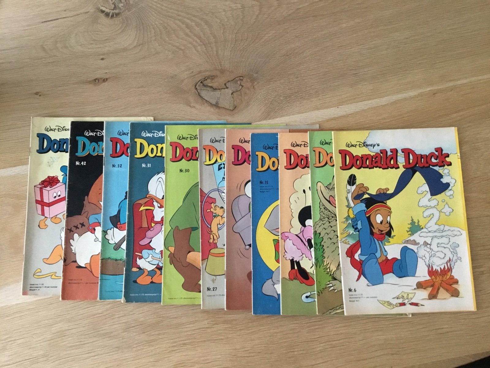 Donald Duck tijdschriften uit 1979 en 1982, Meerdere stripboeken, Ophalen of Verzenden, Gelezen