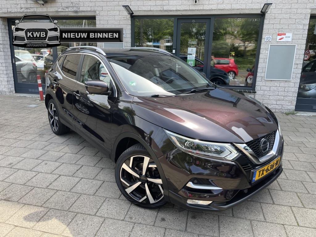Nissan QASHQAI 1.2 Tekna Pano 360 Camera Leer VOL (bj 2018), Auto's, Gebruikt, Euro 6, 116 pk, Handgeschakeld