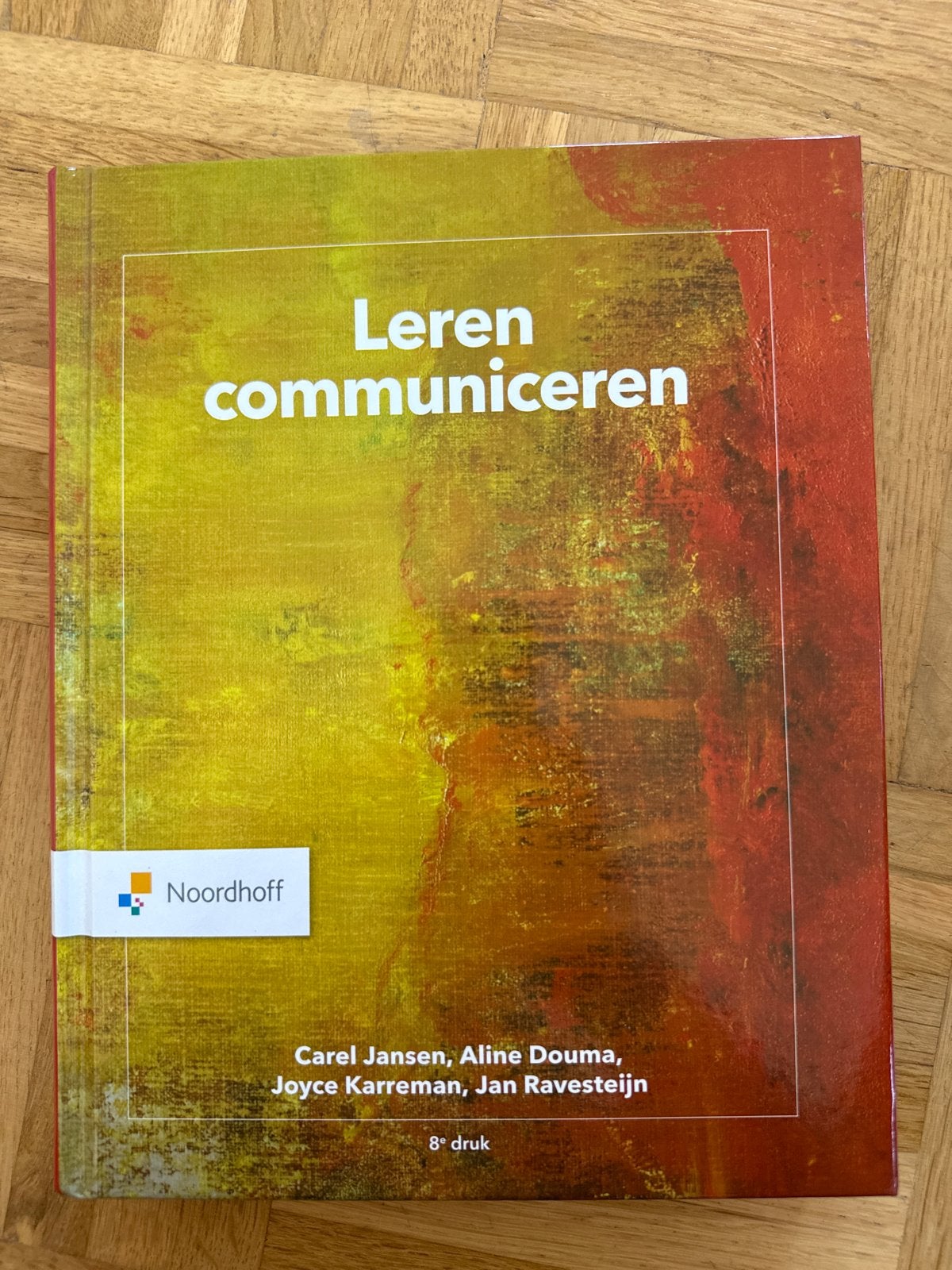 Leren Communiceren - 8e druk - Noordhoff, Boeken, Ophalen of Verzenden, Gamma, Zo goed als nieuw, HBO
