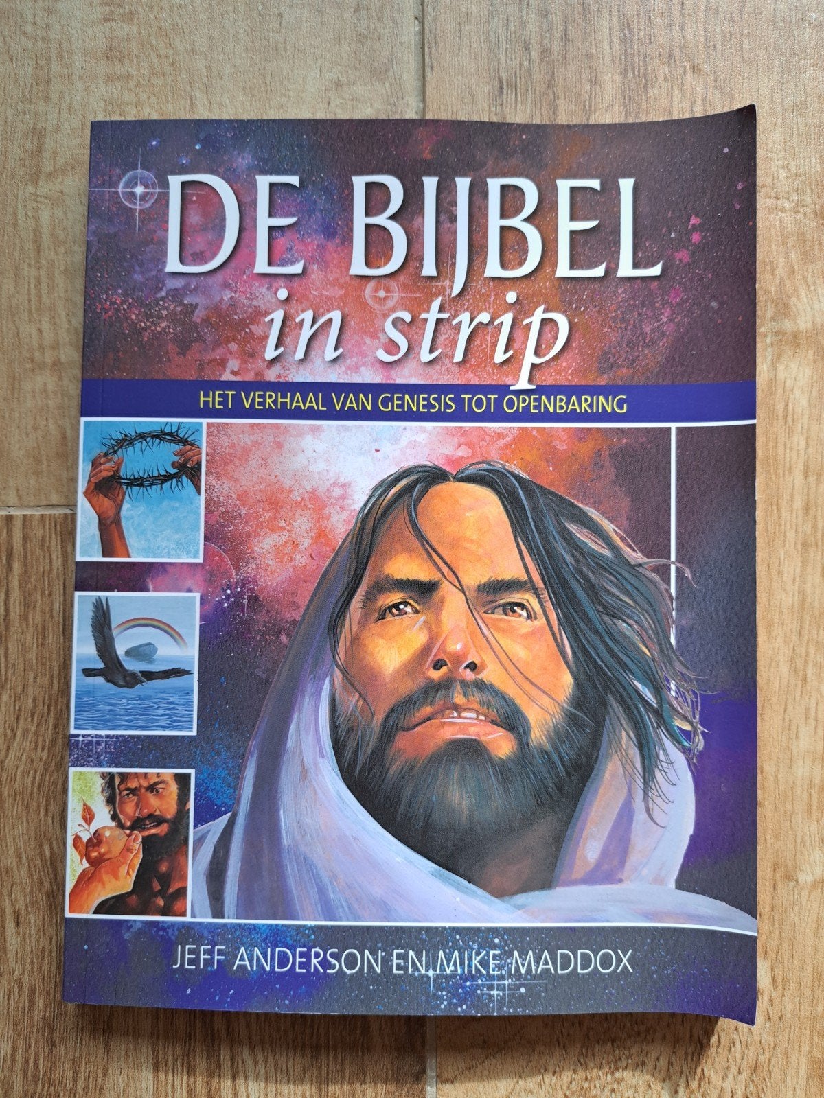 De Bijbel in strip - Het verhaal van Genesis tot Openbaring, Eén stripboek, Ophalen of Verzenden, Zo goed als nieuw, Jeff Anderson en Mike Maddox