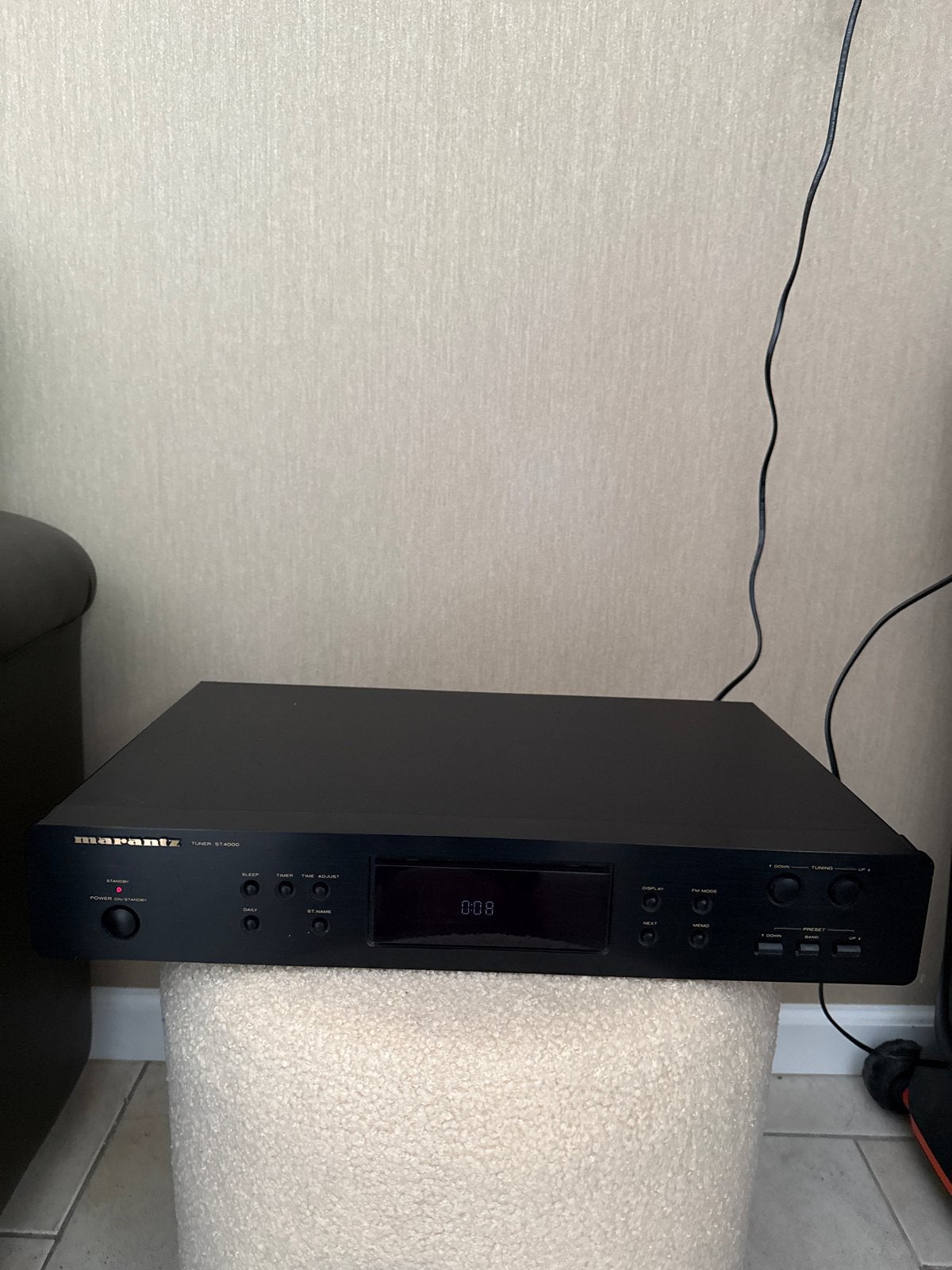 Marantz Tuner ST4000 - Volledig werkend met lichte krasjes, Ophalen of Verzenden, Gebruikt, Analoog