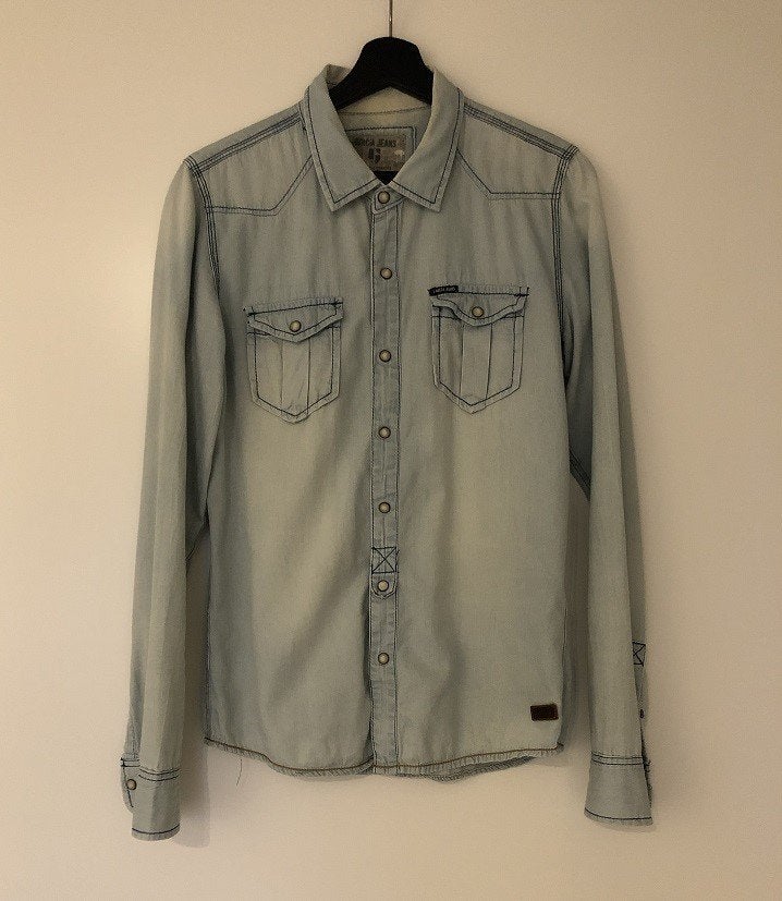 Garcia Jeans Overhemd / blouse (maat S), Ophalen of Verzenden, Zo goed als nieuw, Overige kleuren, Halswijdte 38 (S) of kleiner