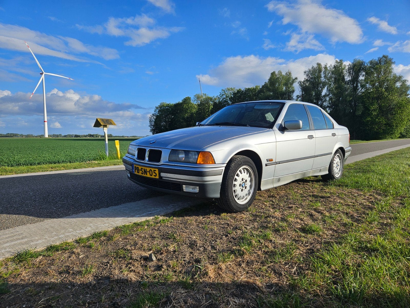BMW 3-Serie e36 2.0 I AUT 1996 Grijs, Auto's, Automaat, 150 pk, Origineel Nederlands, Grijs