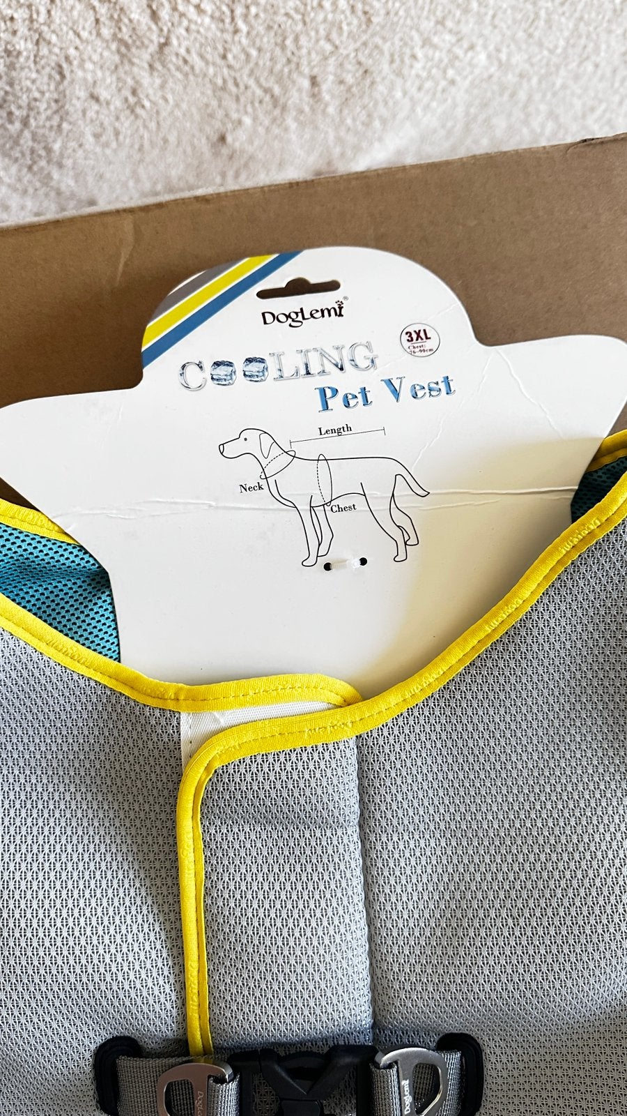 DogLemi Cooling Pet Vest 3XL – koelvest voor hond, Dieren en Toebehoren, Ophalen of Verzenden, Nieuw, Hondenjas