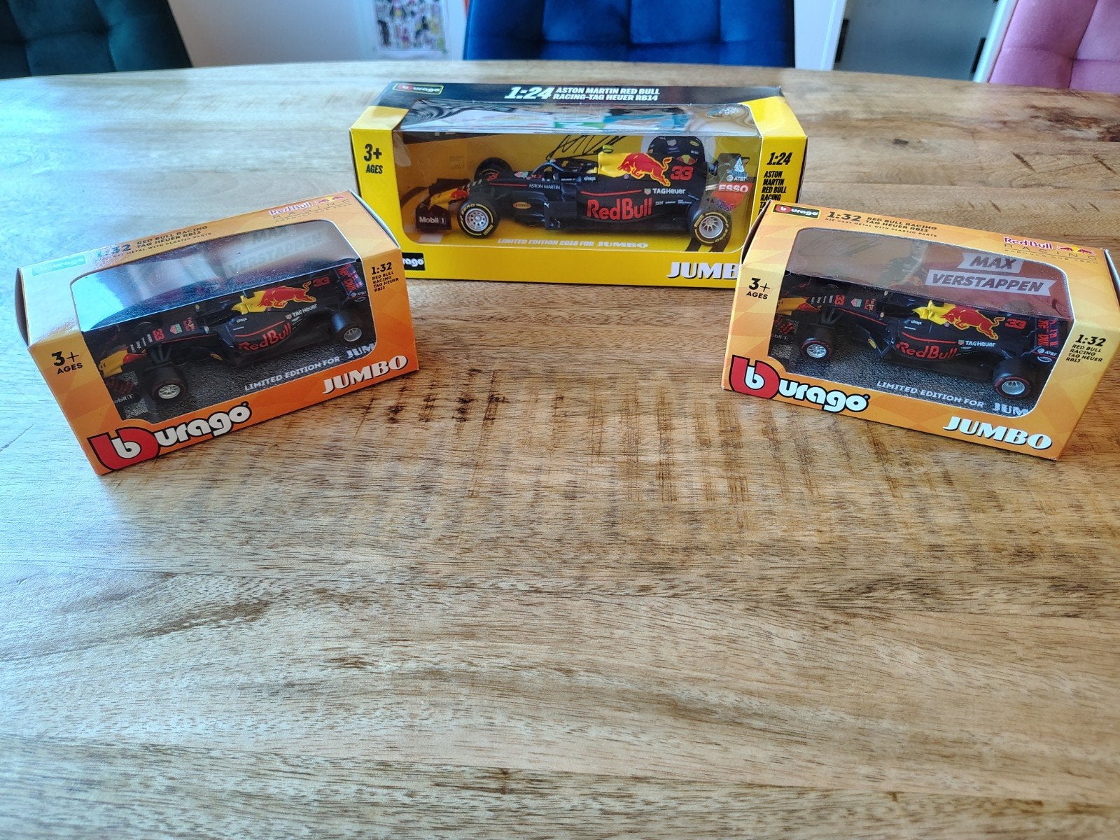 Burago Red Bull Racing F1 Max Verstappen schaalmodellen, Hobby en Vrije tijd, Ophalen, Nieuw, Auto, Overige merken