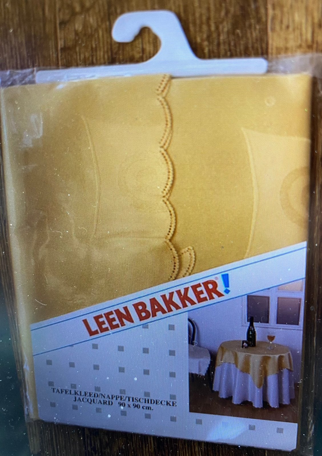 Geel tafelkleedje nieuw 90x90, Ophalen of Verzenden, Nieuw, Vierkant