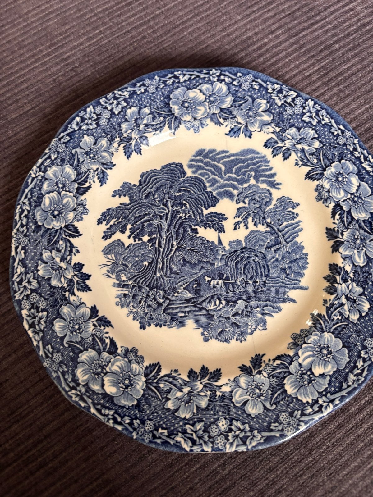 Antiek Enoch Wedgwood bord 'Asiatic Pheasants', Ophalen