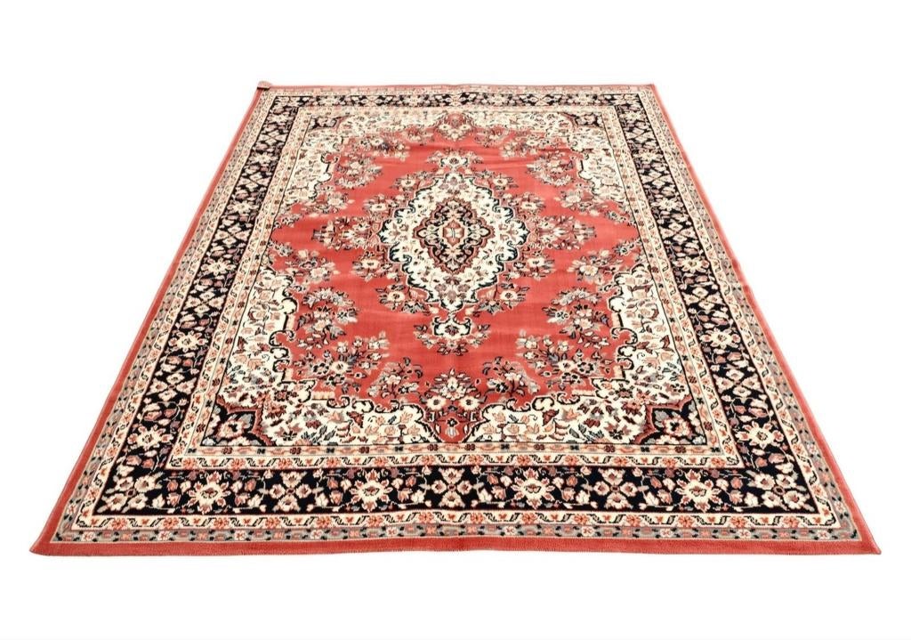 Vintage oosters vloerkleed medallion soft pink 169x230cm