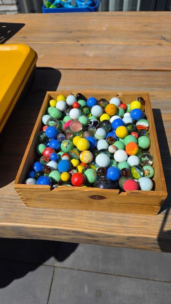 Knikkers, Kinderen en Baby's, Speelgoed | Buiten | Los speelgoed, Ophalen, Gebruikt