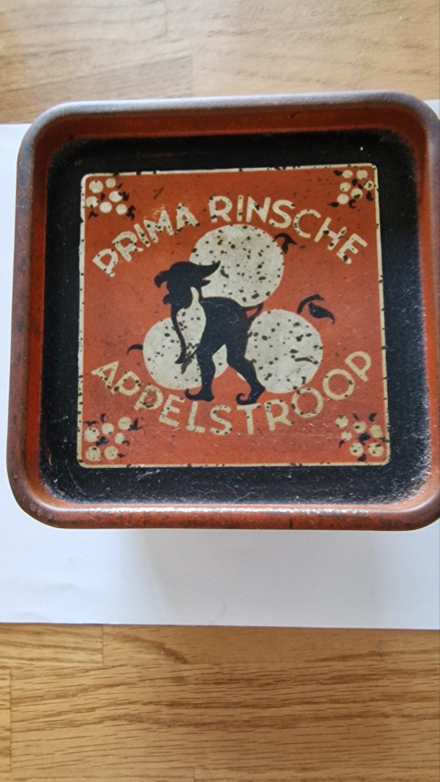 Vintage Prima Rinsche Appelstroop Blik - Zeldzaam, Verzamelen, Blikken, Ophalen of Verzenden