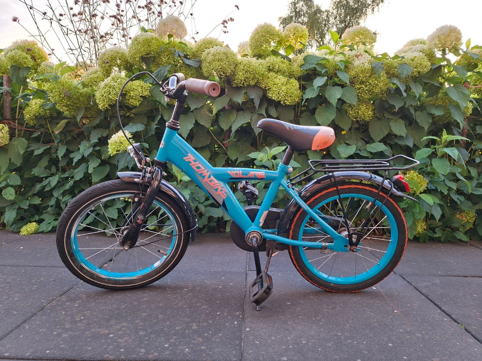 Thombike kinderfiets - Blauw, 16 inch, Fietsen en Brommers, Fietsen | Kinderfietsjes, Ophalen, Terugtraprem, Thombike, 16 tot 20 inch