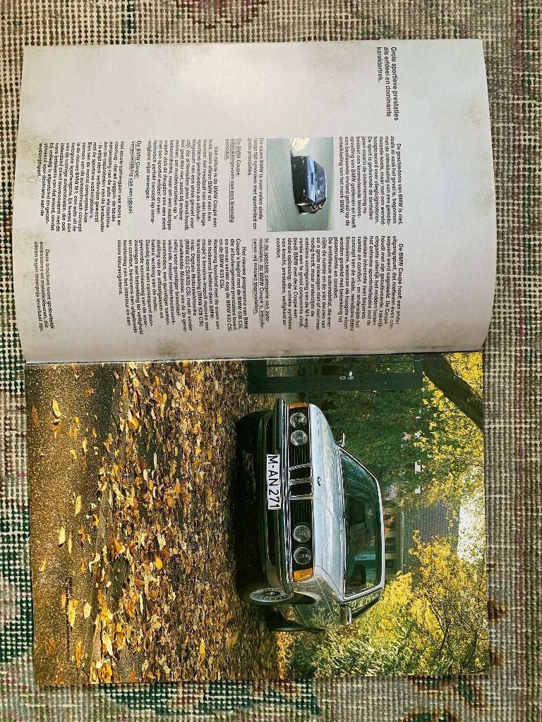 Nederlandse folder brochure BMW 6-serie E24 1981 nieuw!, Nieuw, Ophalen of Verzenden, BMW, BMW