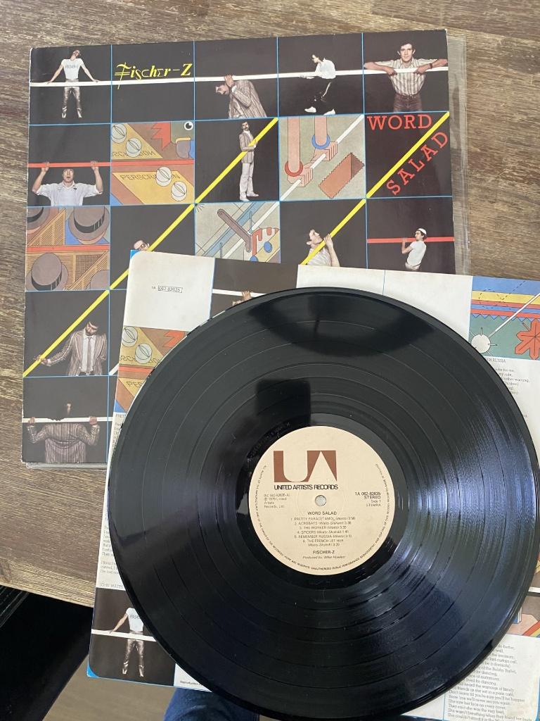 Fischer-Z – Word Salad, Cd's en Dvd's, Ophalen of Verzenden, 1970 - 1979, Zo goed als nieuw, 12 inch