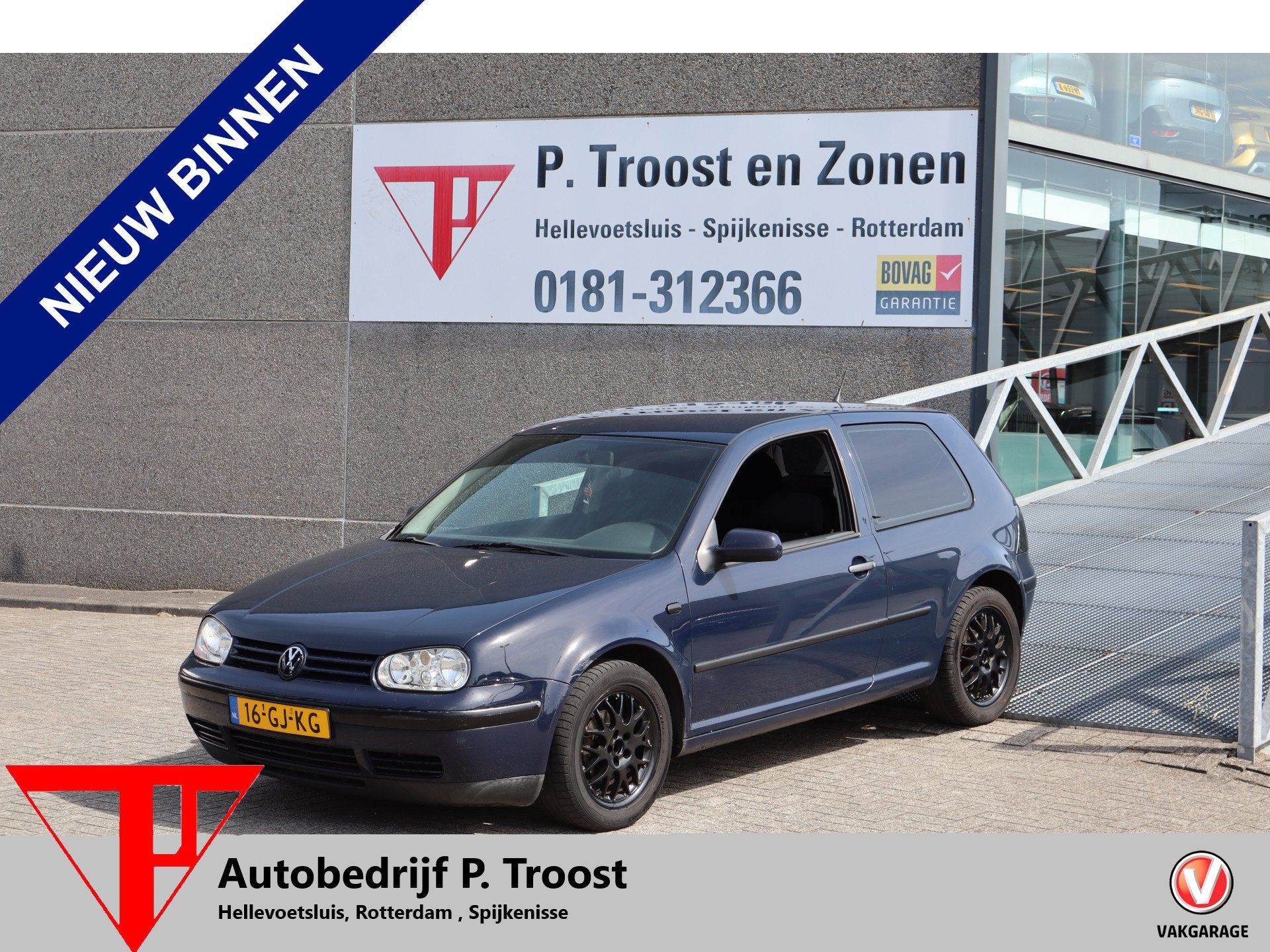 Volkswagen Golf 1.4-16V Trendline NAP MEENEEMPRIJS/HANDELSPR, Auto's, Oldtimers, Voorwielaandrijving, Zwart, Origineel Nederlands