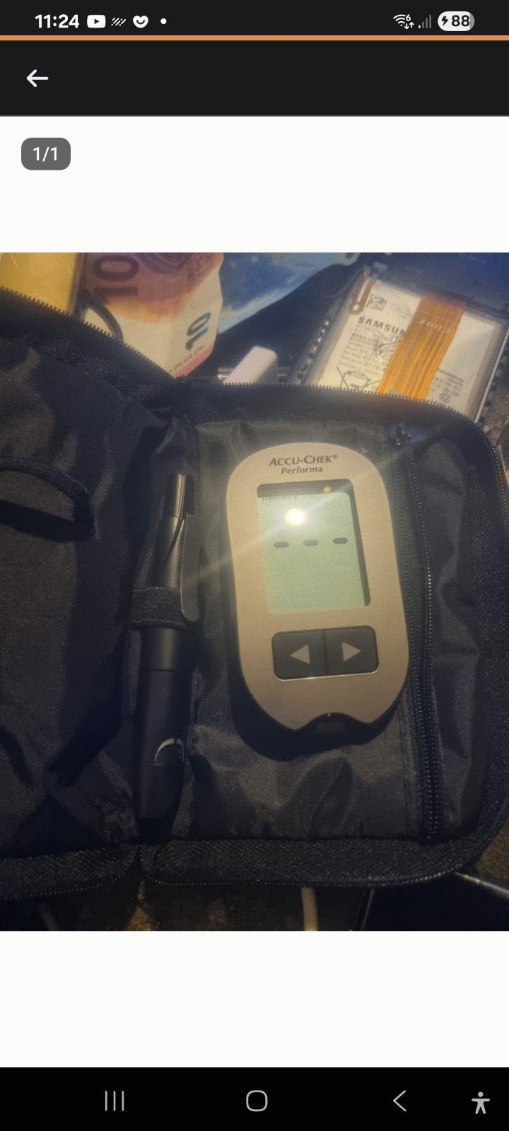 Accu-Chek Performa Bloedglucosemeter - Zo goed als nieuw, Ophalen of Verzenden, Zo goed als nieuw, Overige typen
