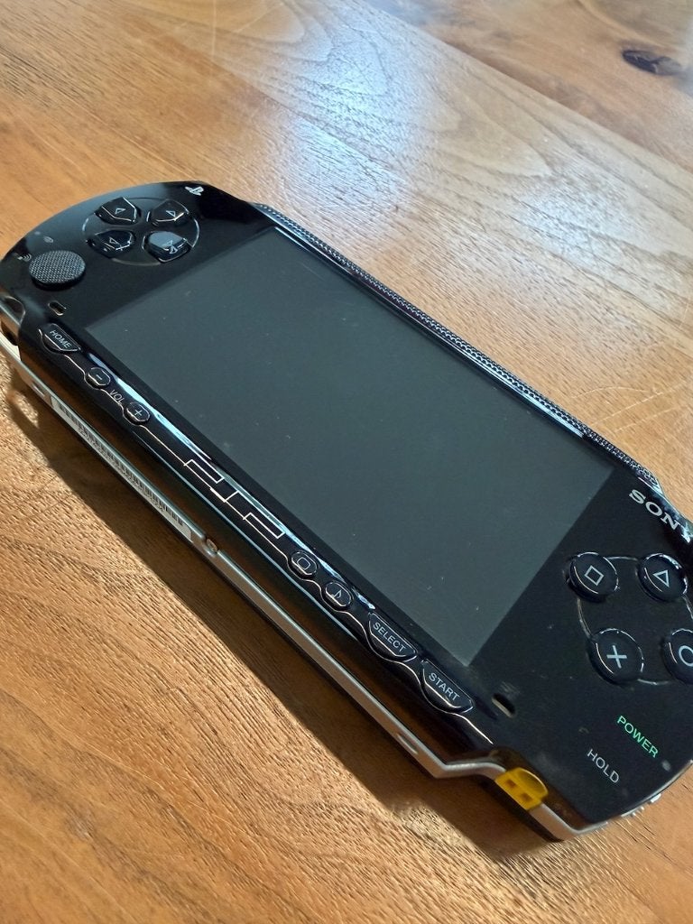 Sony PSP-1000 met 7 games, Spelcomputers en Games, Spelcomputers | Sony PSP, Gebruikt, Zwart, Ophalen of Verzenden, PSP