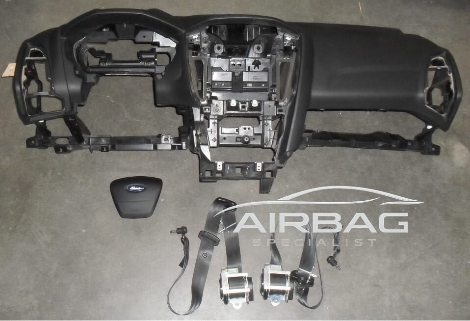 FORD FOCUS airbag set 2015-2017 bm51-a044a74-fc 0589-p1-0003, Gebruikt, -, -, Ophalen of Verzenden