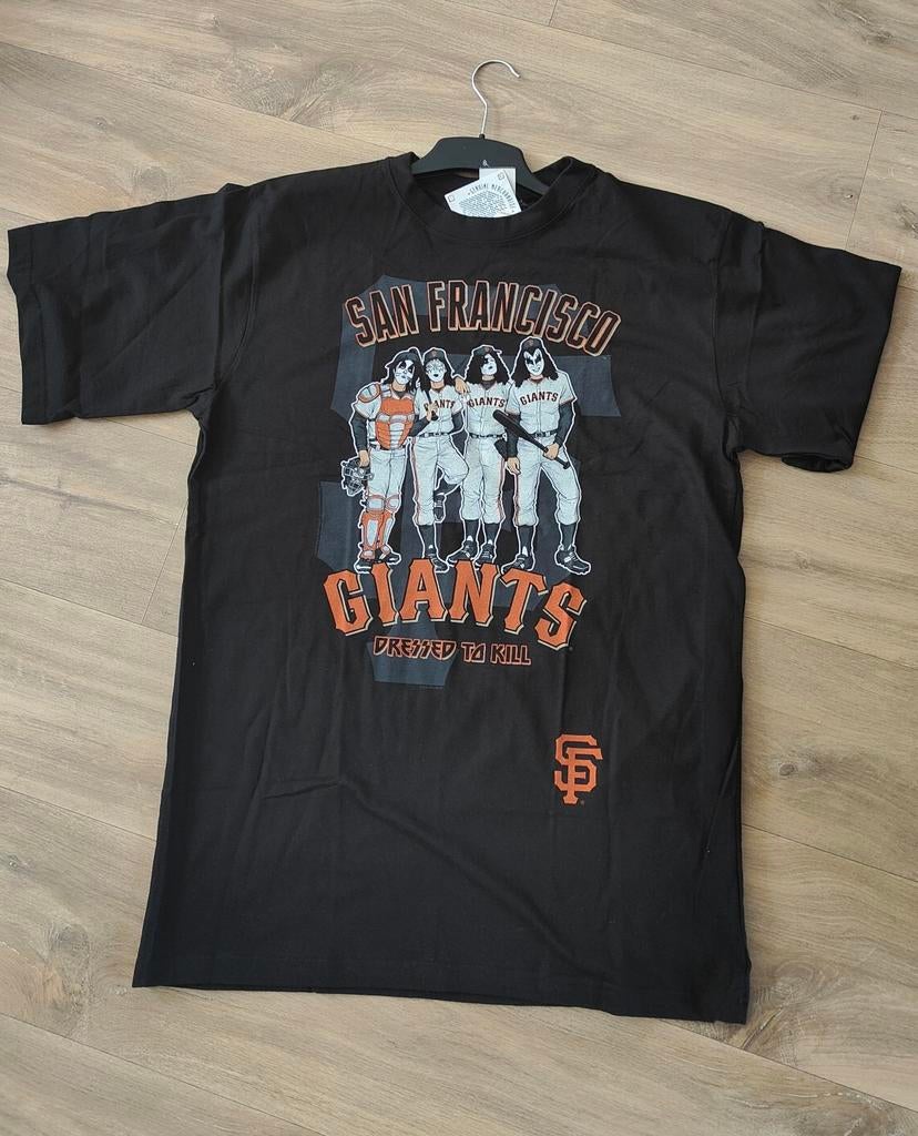 KISS Giants San Francisco MLB, Maat 52/54 (L), Liquid Blue, Zwart, Nieuw