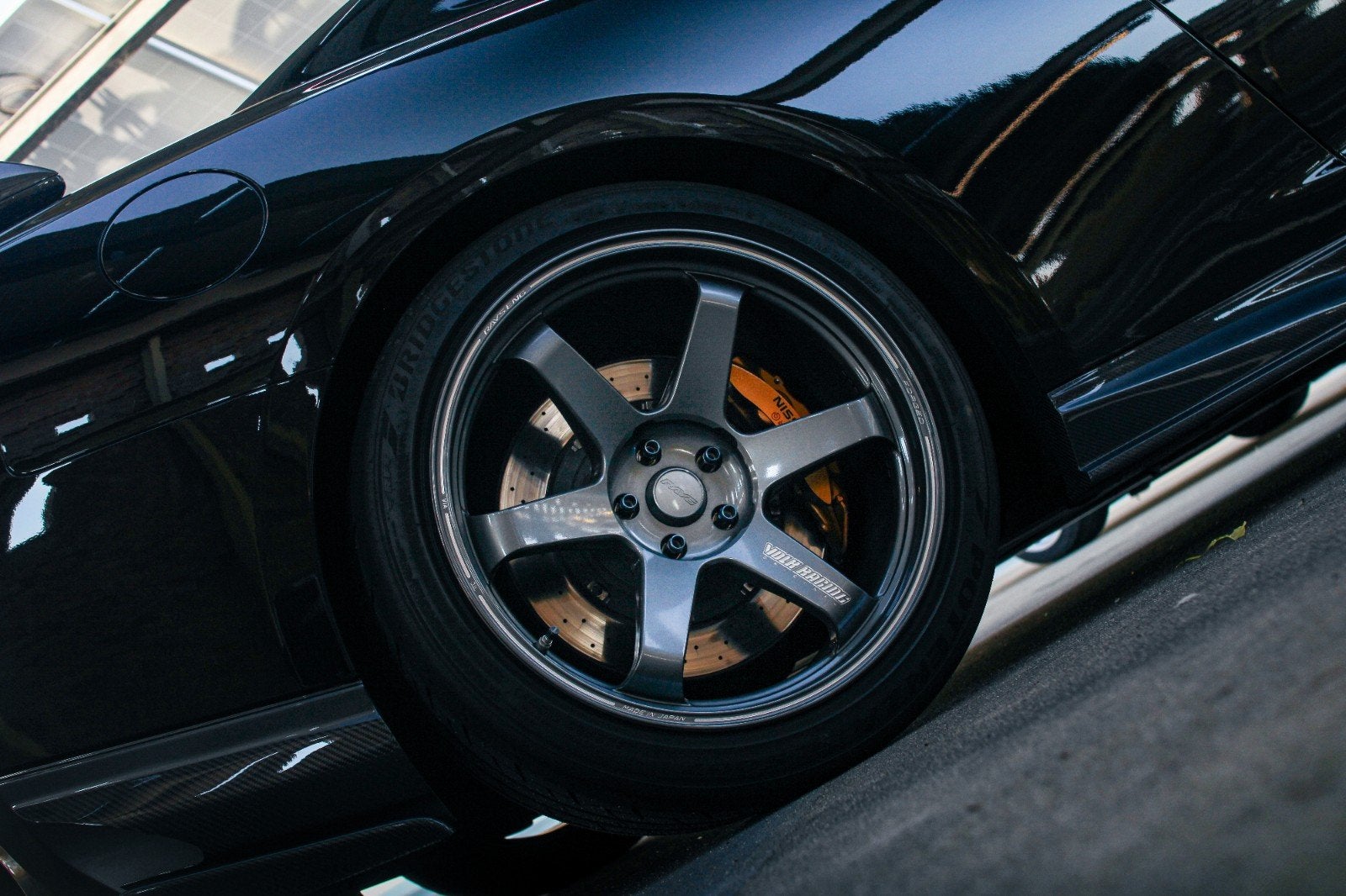 Volkracing TE37 Ultra Track edition, Auto-onderdelen, Banden en Velgen, Gebruikt, 285 mm, Banden en Velgen, Ophalen of Verzenden