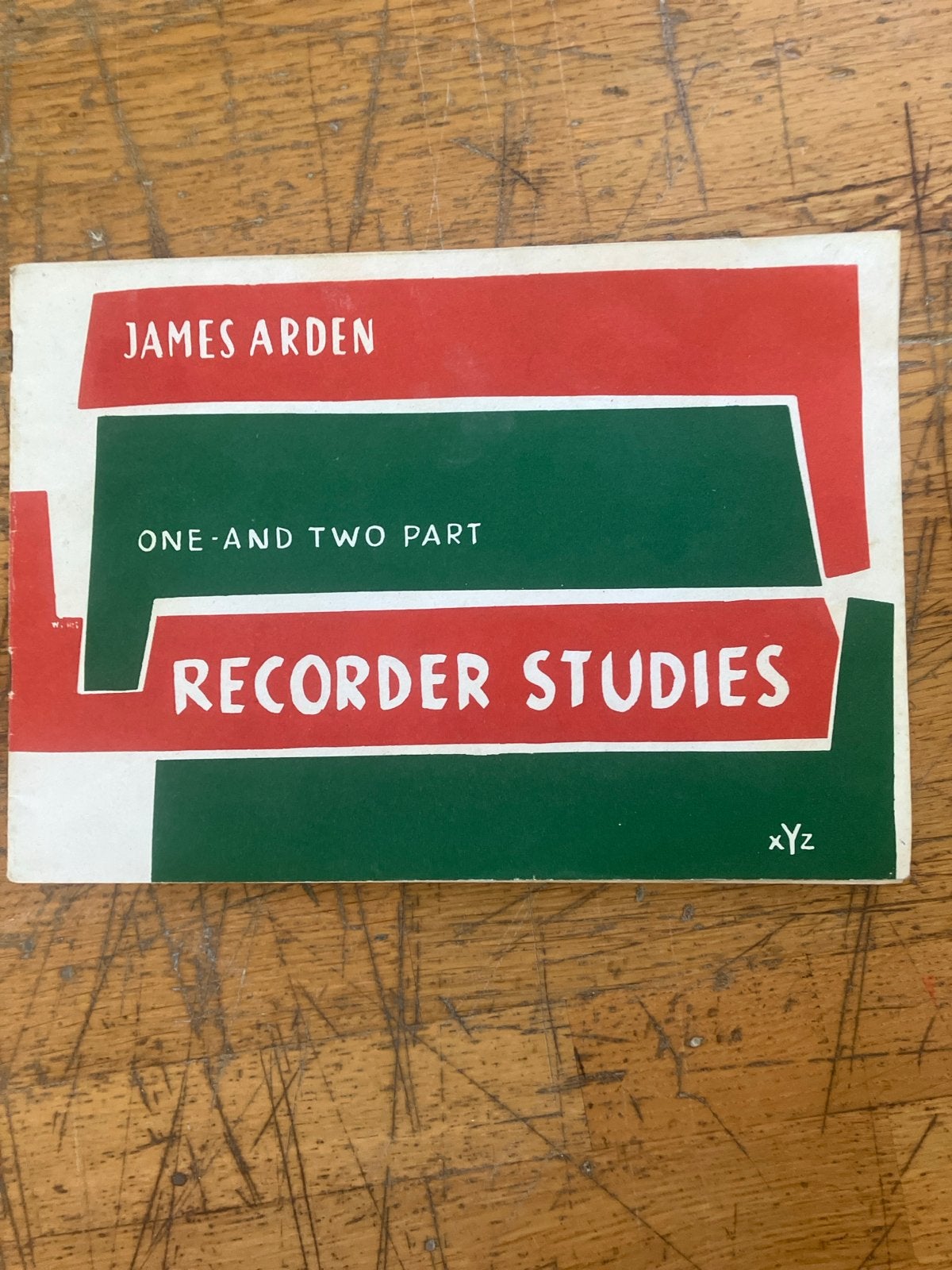 James Arden - One and Two Part Recorder Studies, Gebruikt, Overige genres, Les of Cursus, Ophalen of Verzenden