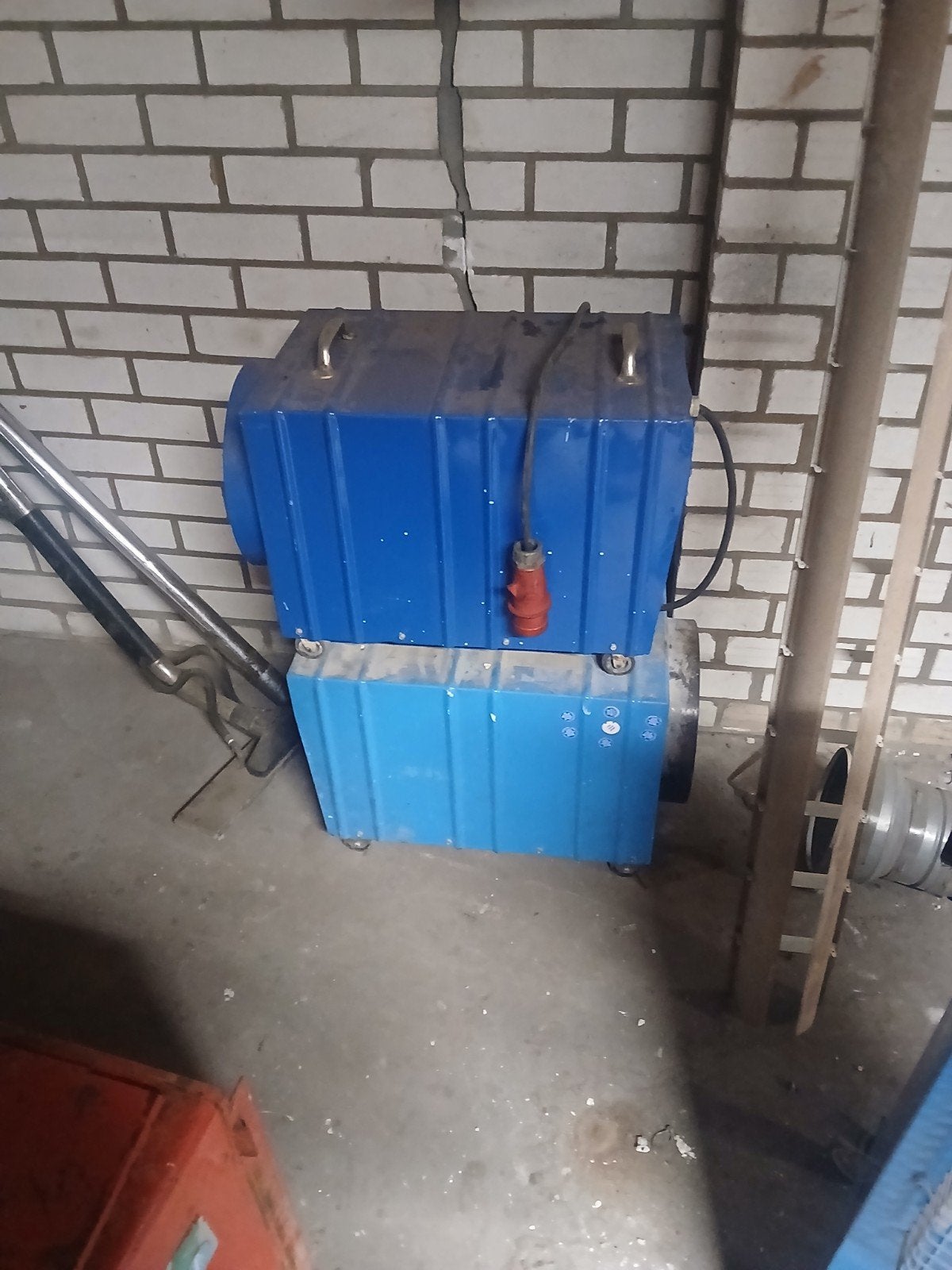 2x hetelucht kachels 380v, Ophalen, Zo goed als nieuw