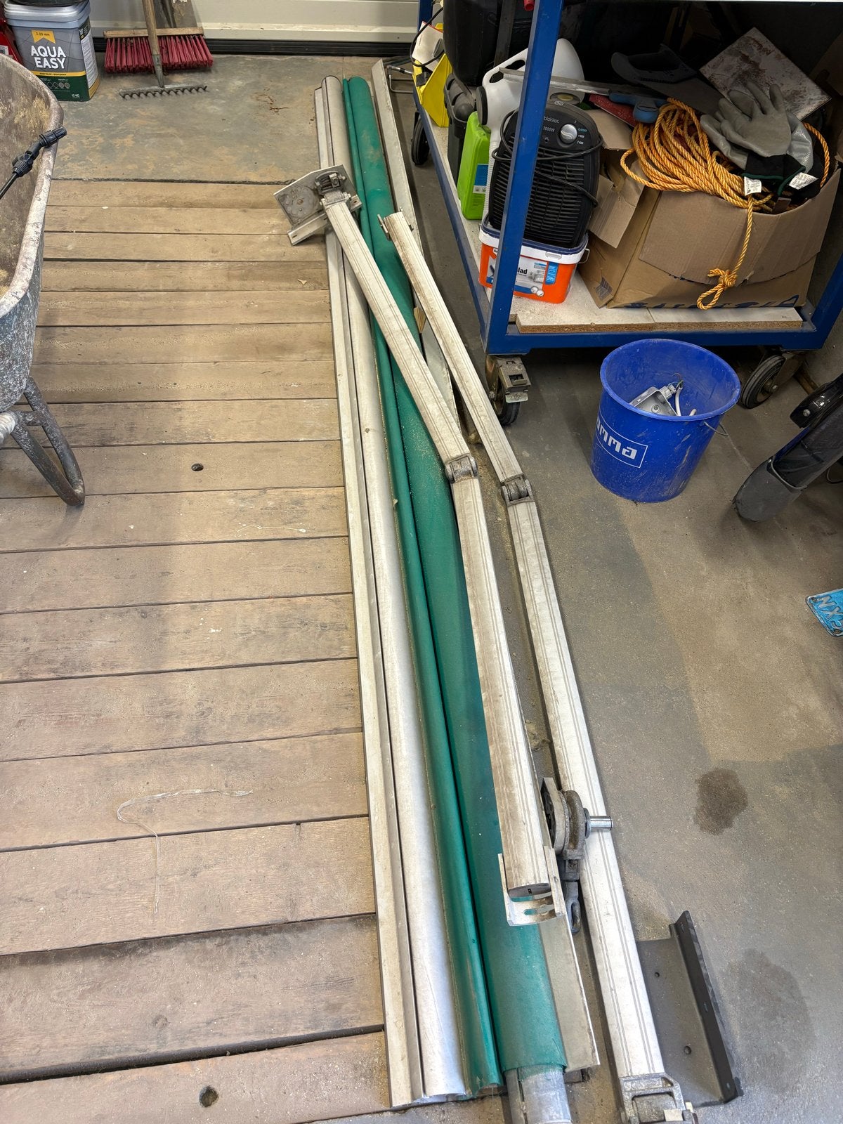 Luifel 3,2m breed x 2m diep - Goede staat, Ophalen, Gebruikt, 150 tot 300 cm, 250 cm tot 450 cm