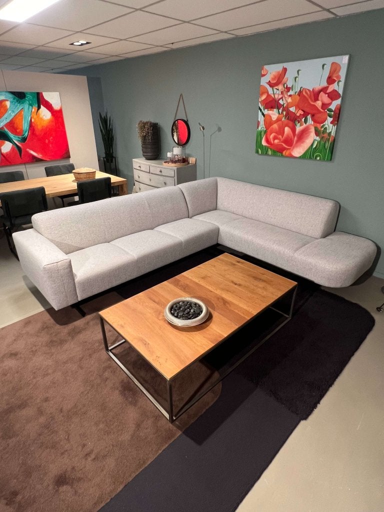 !Nieuw! - HE Design - Valencia - Oasis Ash Grey - Hoekbank, Ophalen, 250 tot 300 cm, Hoekbank, Nieuw