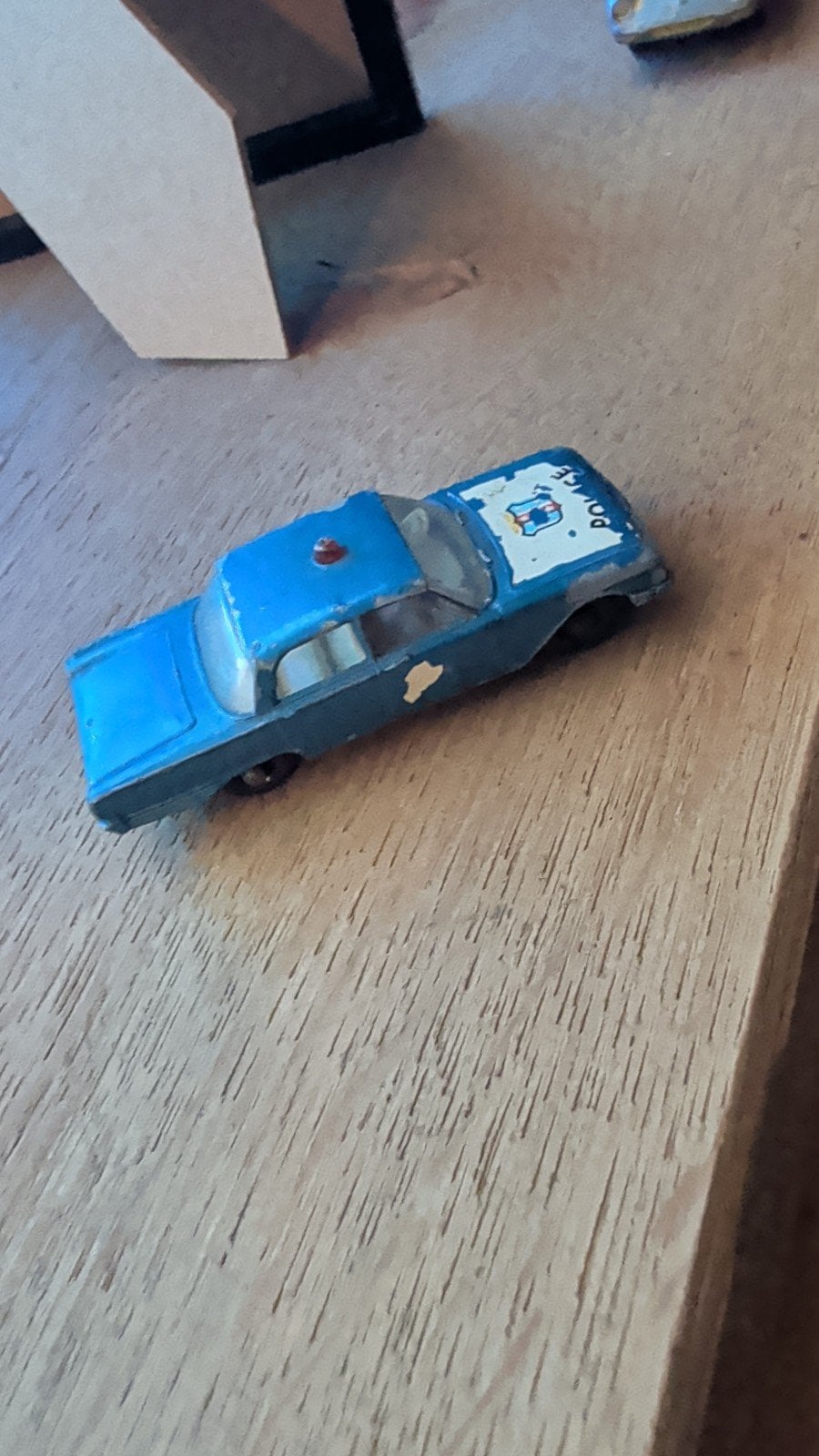 Vintage Matchbox Ford Fairlane Police Car (No. 55), Ophalen of Verzenden, Gebruikt
