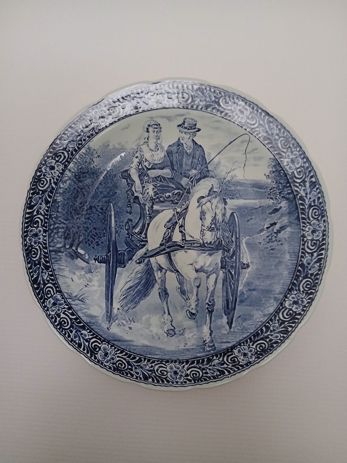 Delfts wandbord diameter 40cm, Ophalen of Verzenden