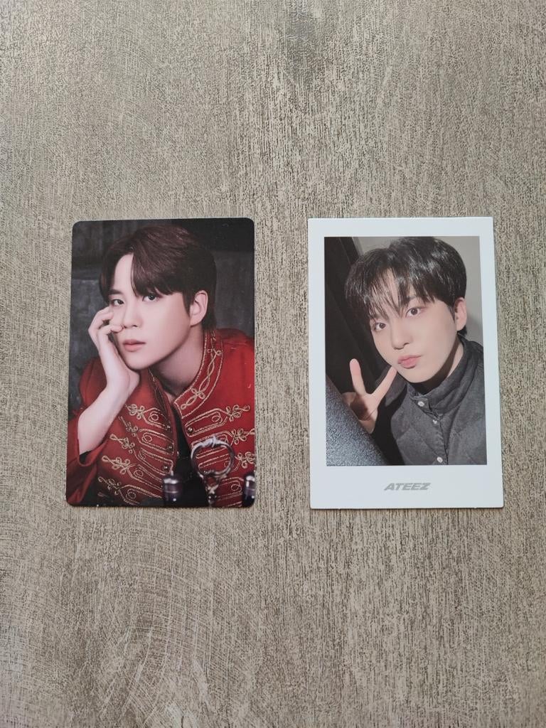 Jongho Ateez Photocards (lees de beschrijving), Ophalen of Verzenden, Zo goed als nieuw, Losse kaart