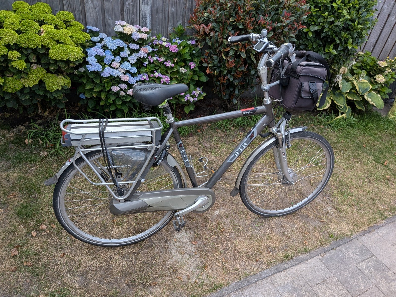 RIH Omega elektrische fiets - Goede staat, Gebruikt, 50 km per accu of meer, 55 tot 59 cm, Ophalen