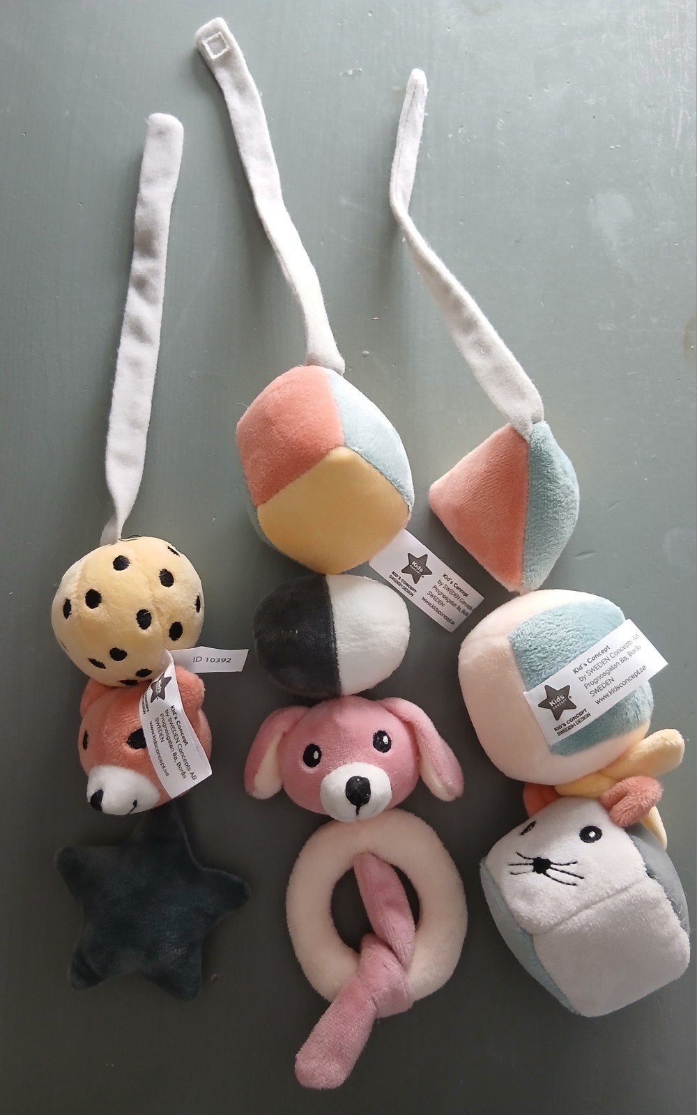 3 kid's concept knuffels/ hangers, Ophalen of Verzenden, Overige typen