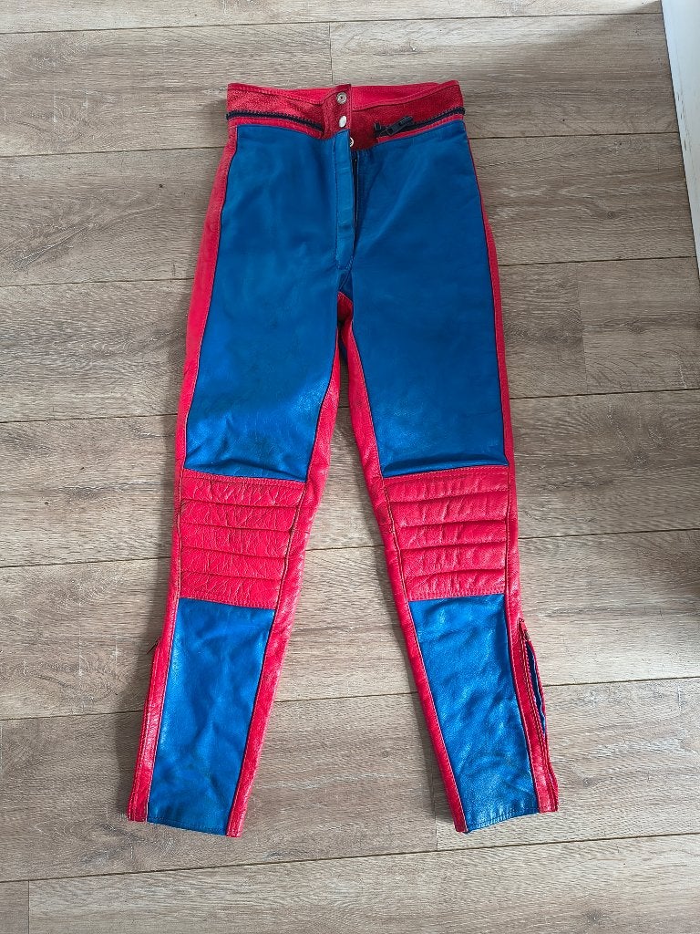 Leren motorpak 3-delig XXS/XS, Motoren, Overige merken, Ophalen of Verzenden, Tweedehands, Kinderen