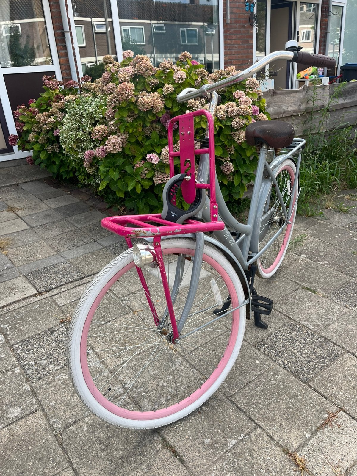 Dames fiets., 50 tot 53 cm, Ophalen, Gebruikt, Terugtraprem