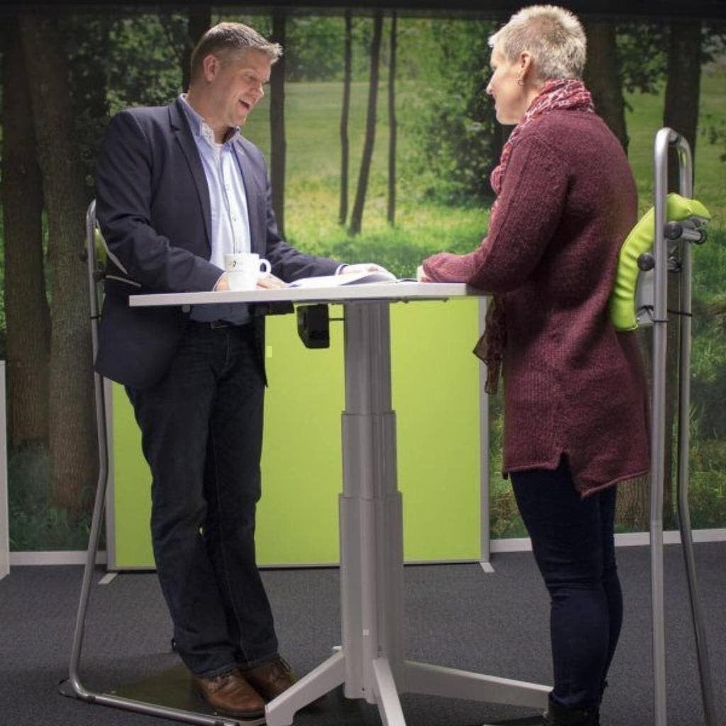 Stand2Work Stahulp - paarse skai, Huis en Inrichting, Ophalen of Verzenden, Nieuw, Vijf, Zes of meer stoelen