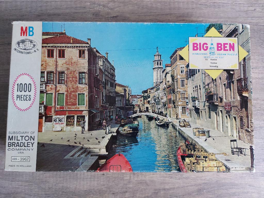 MB puzzel 1000 stuks, Ophalen of Verzenden, 500 t/m 1500 stukjes, Gebruikt, Legpuzzel