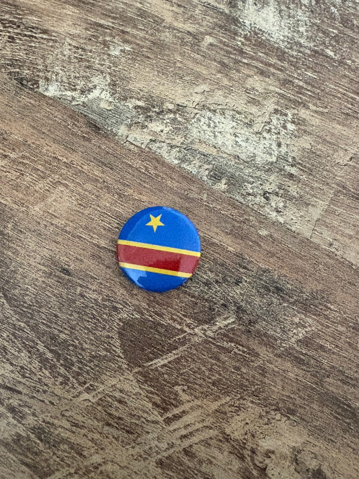 WK button congo, Verzamelen, Speldjes, Pins en Buttons, Ophalen of Verzenden, Zo goed als nieuw, Overige onderwerpen