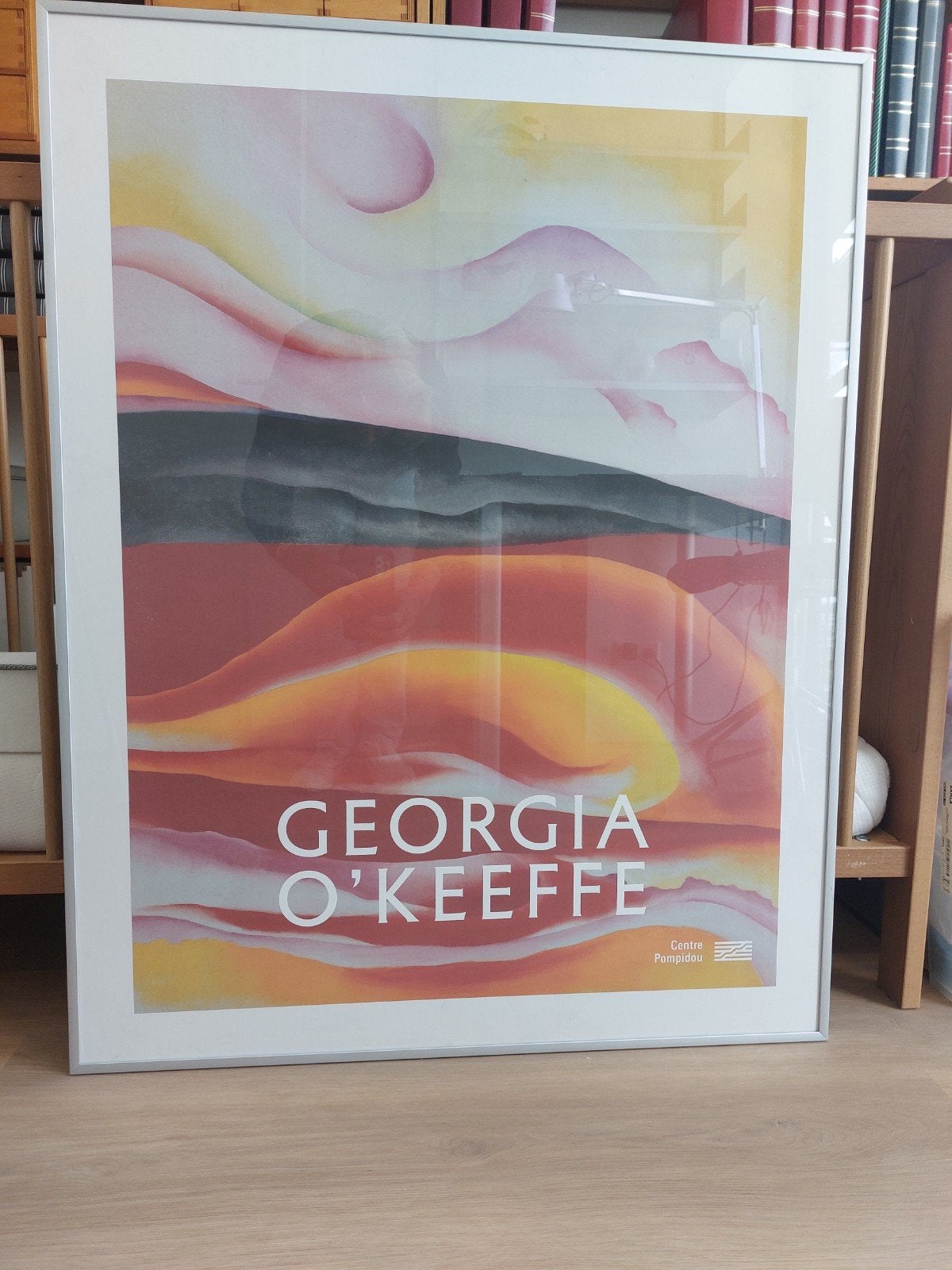 Aluminium  wissellijst, 71cm x 91 cm, Ophalen, Metaal of Aluminium, Zo goed als nieuw, 75 cm of meer