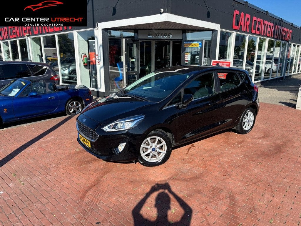 Ford Fiesta 1.5 TDCi Titanium 6vers camera navi airco, Auto's, Dealer onderhouden, 86 pk, Gebruikt, 4 cilinders