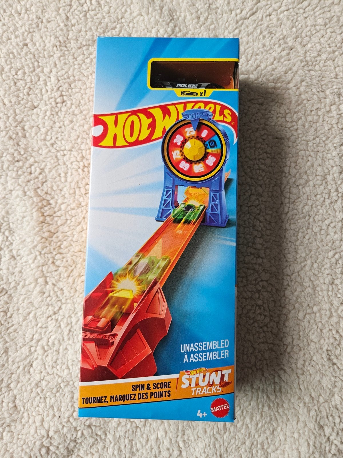 Hot Wheels Stunt Tracks Spin & Score Racebaan, Ophalen of Verzenden