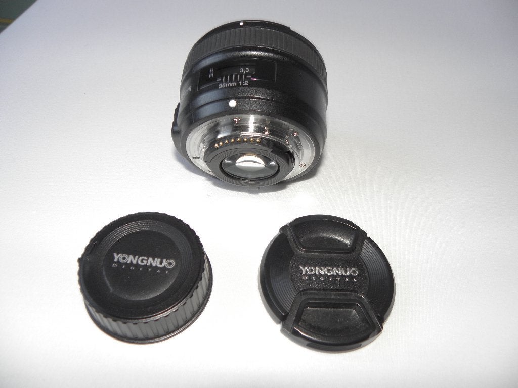 Nikon Yongnuo AF SYN 35mm F2N autofocus voor Nikon FX en DX, Audio, Tv en Foto, Fotografie | Lenzen en Objectieven, 35 mm, Standaardlens