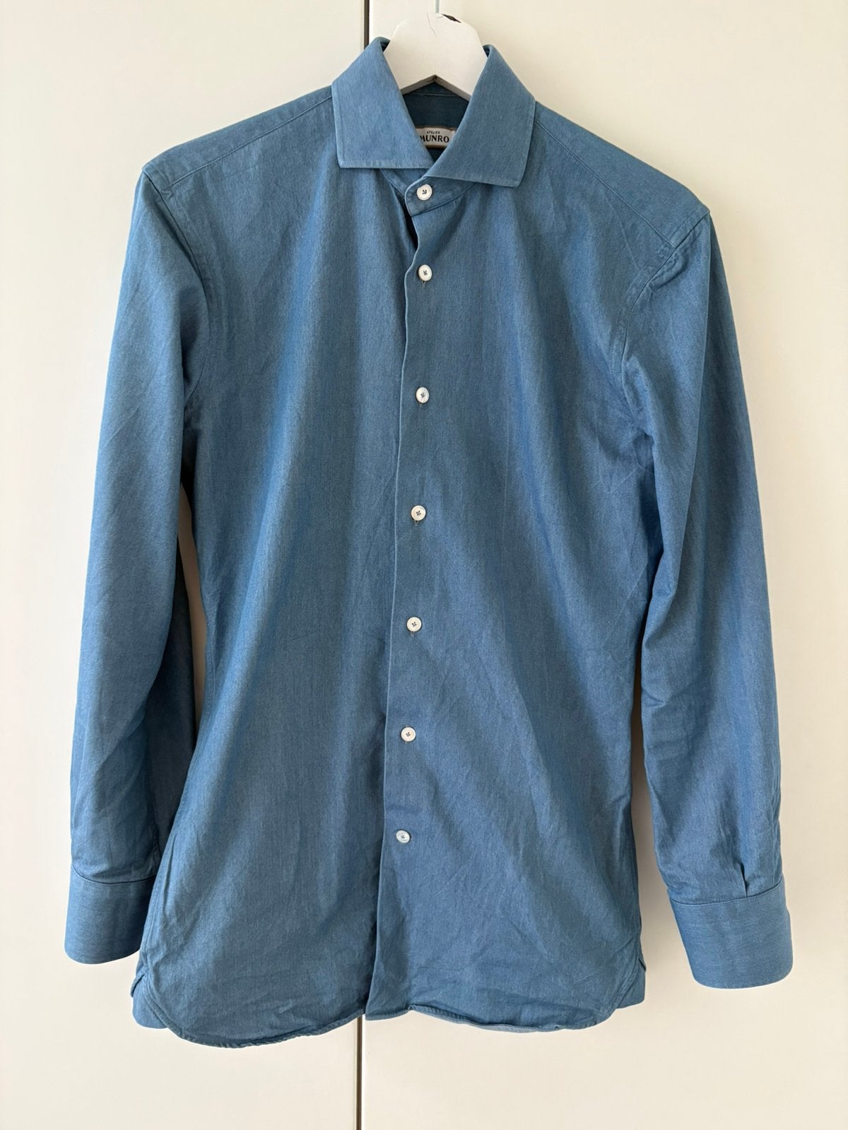 Spijkeroverhemd Atelier Munro, Ophalen of Verzenden, Zo goed als nieuw, Blauw