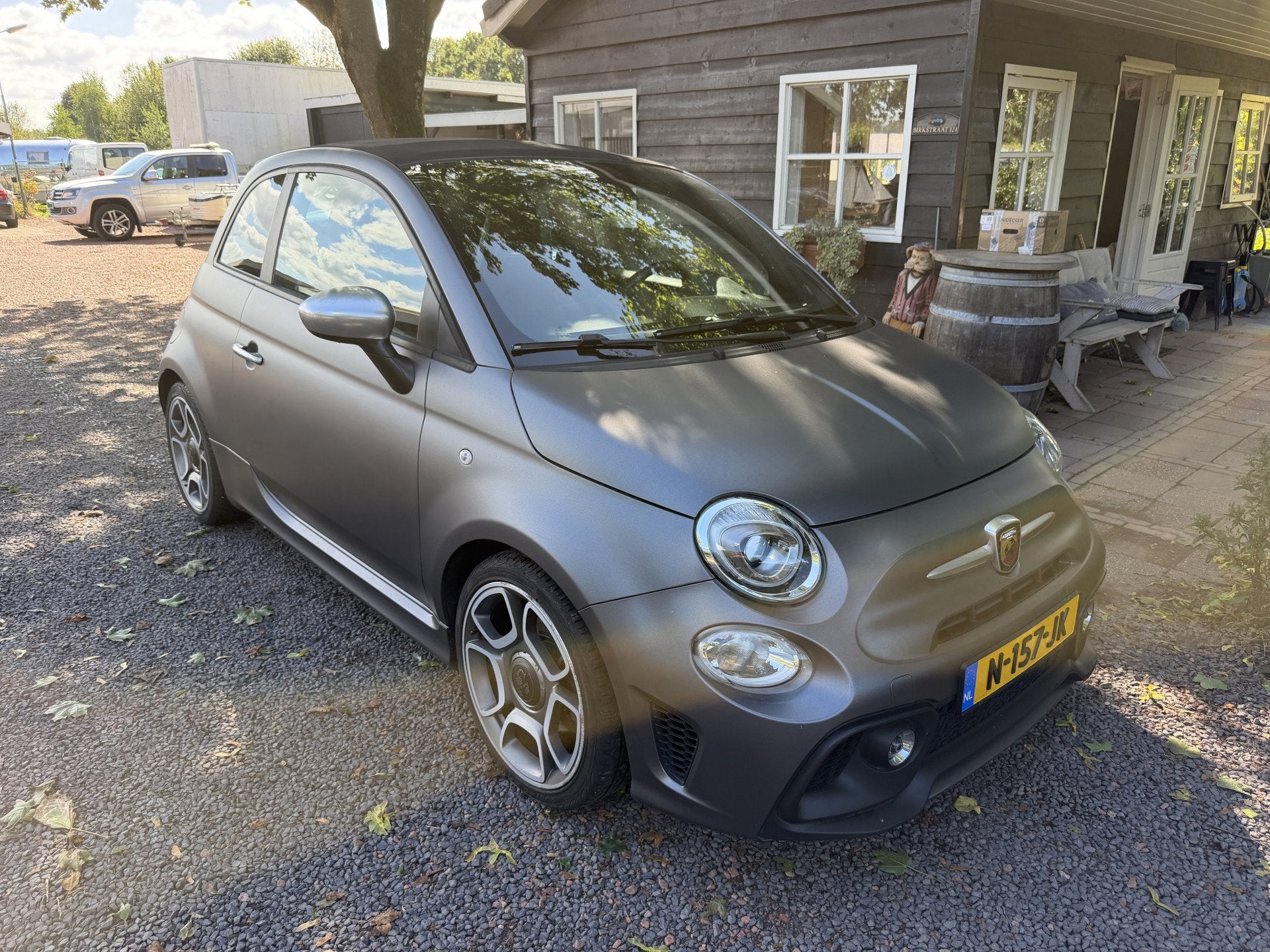 Fiat 500 1.4 T-Jet Abarth Turismo 70th Anniversary *DIEFSTAL, Auto's, Dealer onderhouden, 15 km/l, Euro 6, Leder