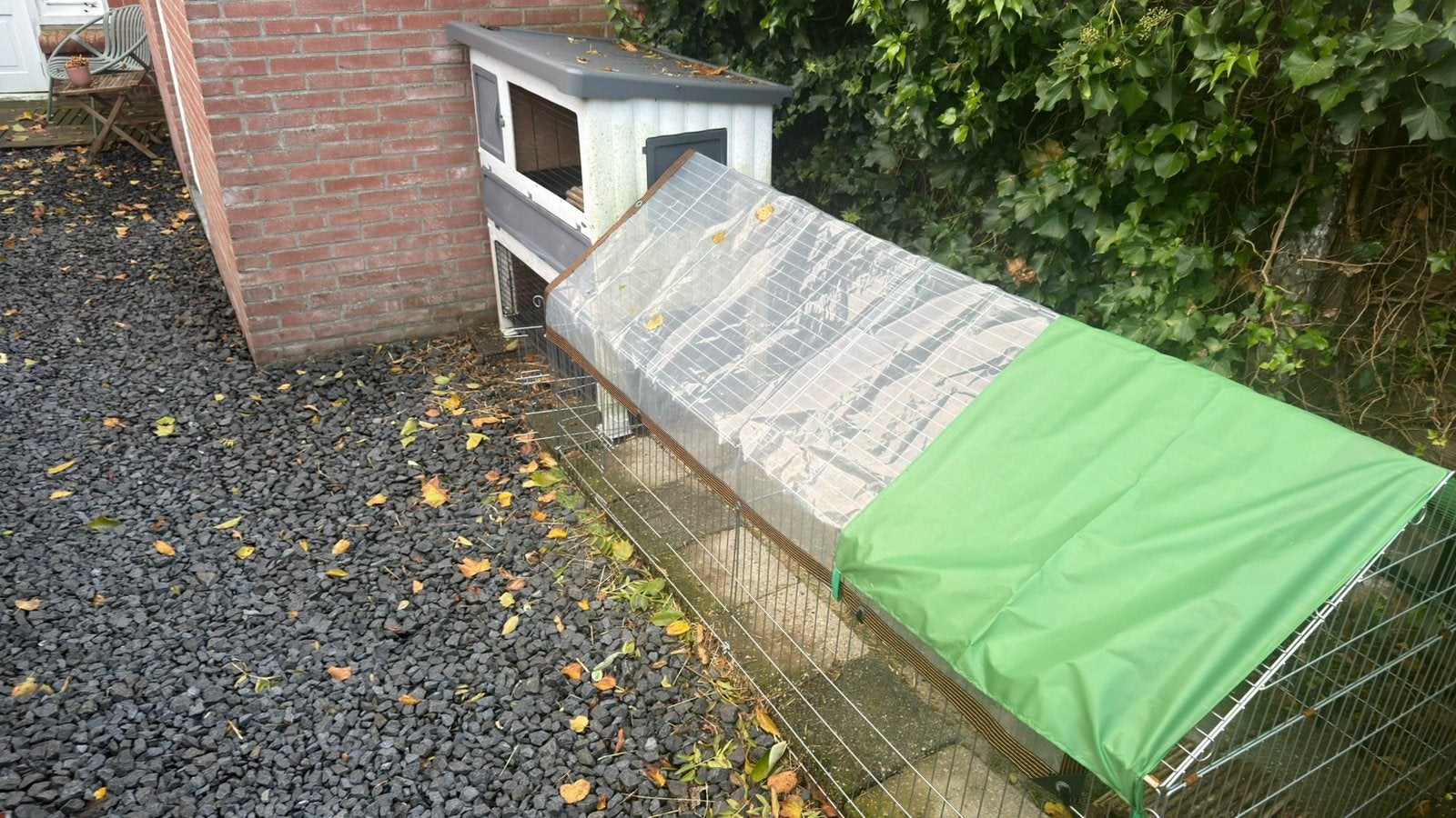Konijnenhok Grand Lodge 120PLUS + Luxury XL konijnenren, Dieren en Toebehoren, Ophalen, 90 cm of meer, Konijn, Hok