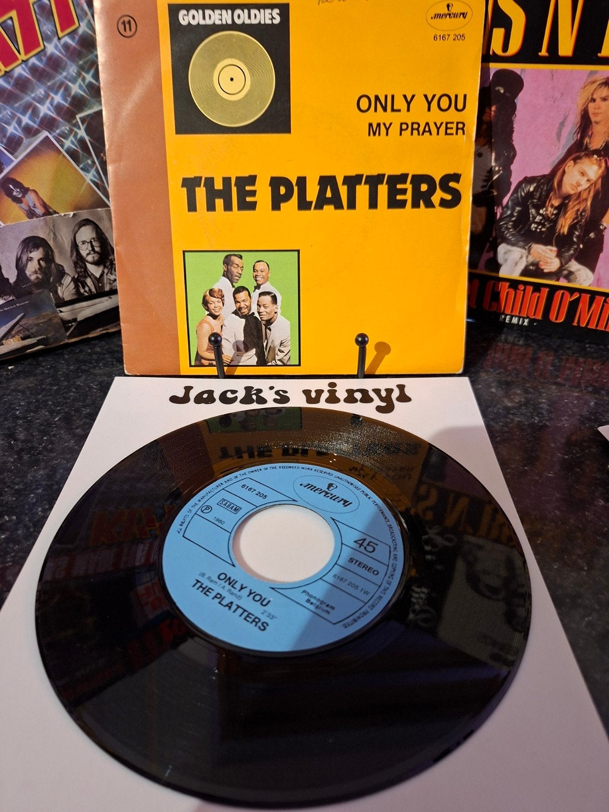 The Platters - Only You / My Prayer    1977, Cd's en Dvd's, Vinyl | Pop, Gebruikt, Overige typen, Originele persing, 7 inch, Ophalen of Verzenden